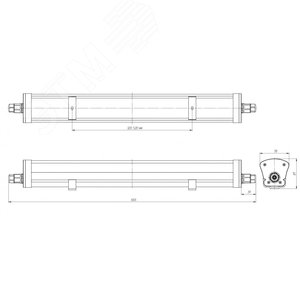 Светильник LPO/LSP SE 20/2200 Mini-6 opal 3K T A - фото 7