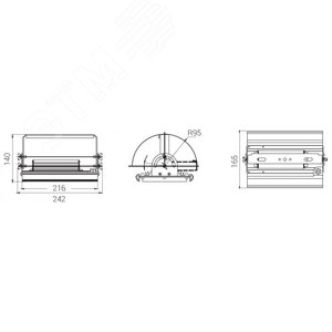 Светильник светодиодный Unit Ex NB 55/6500 Д120 5K лира - фото 6