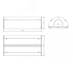 Светильник светодиодный Angar 76/11700 Ш1 5K - фото 9