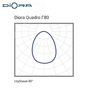 Светильник Quadro Agro 30/4000 (PPF 70) Г80 лира DQA30-G80-L DIORA - 7