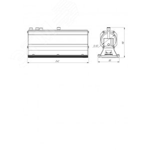 Светодиодный светильник Diora Kengo SE 63/9000 Г60 4K консоль DKSE63G60-4K-C DIORA - 4