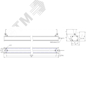 Светильник Piton 2Ex 70/8600 К60 3K - фото 13