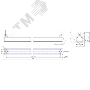 Светильник Piton 2Ex 117/14500 К60 3K - фото 13