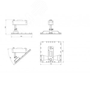 Светильник Quadro Track 10/1300 Г60 4K Black - фото 8