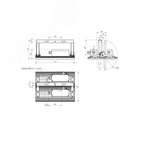 Комплект двойной Unit Ex 110/13500 К30 4K лира - фото 3
