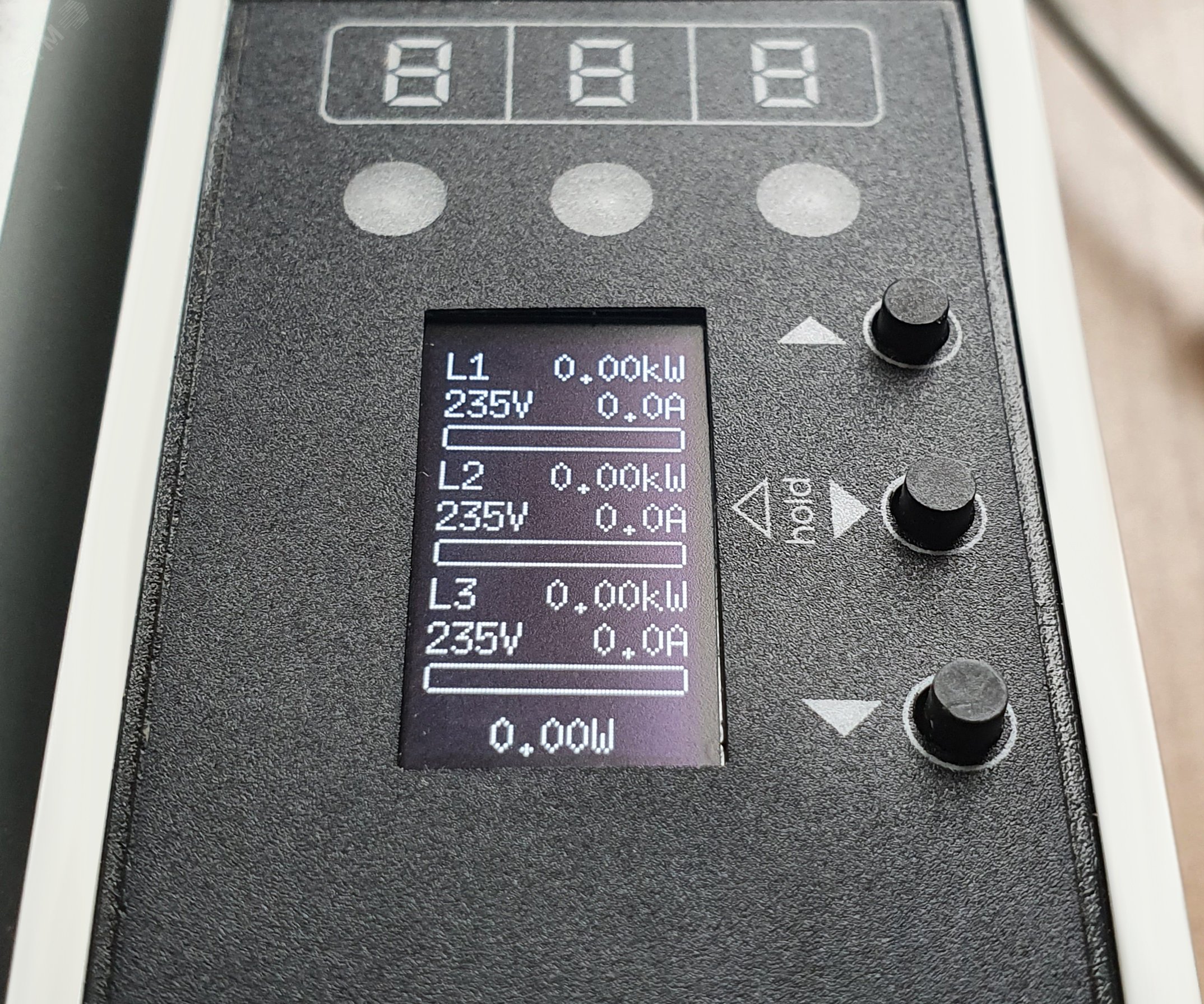 Блок розеток вертикальный, мониторинг, измерение, 3 фазы 16А, 48C13, 1820 мм, вх IEC 309, шнур 3м R-MC8-3x16-48C13-MI-1820-3-3PN REM - превью 5