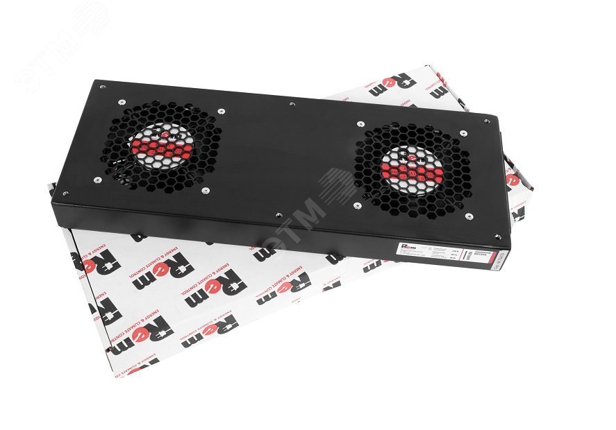 Изображение товара Модуль вентиляторный 2 вентилятора черный для шкафов ЦМО и Elbox Изображение товара Модуль вентиляторный 2 вентилятора черный для шкафов ЦМО и Elbox