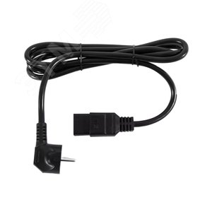 Изображение товара Шнур питания с заземлением IEC 60320 C19/Schuko 16А / 250 В (3x1.5) длина 1.8 м (шт)