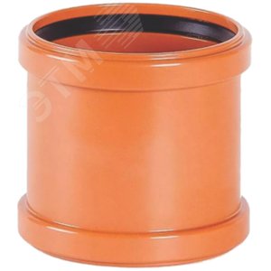 Изображение товара Муфта 400 мм SN4, НПВХ, для наружной канализации (шт)