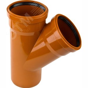 Изображение товара Тройник 400х250 45 град., для наружной канализации (шт)