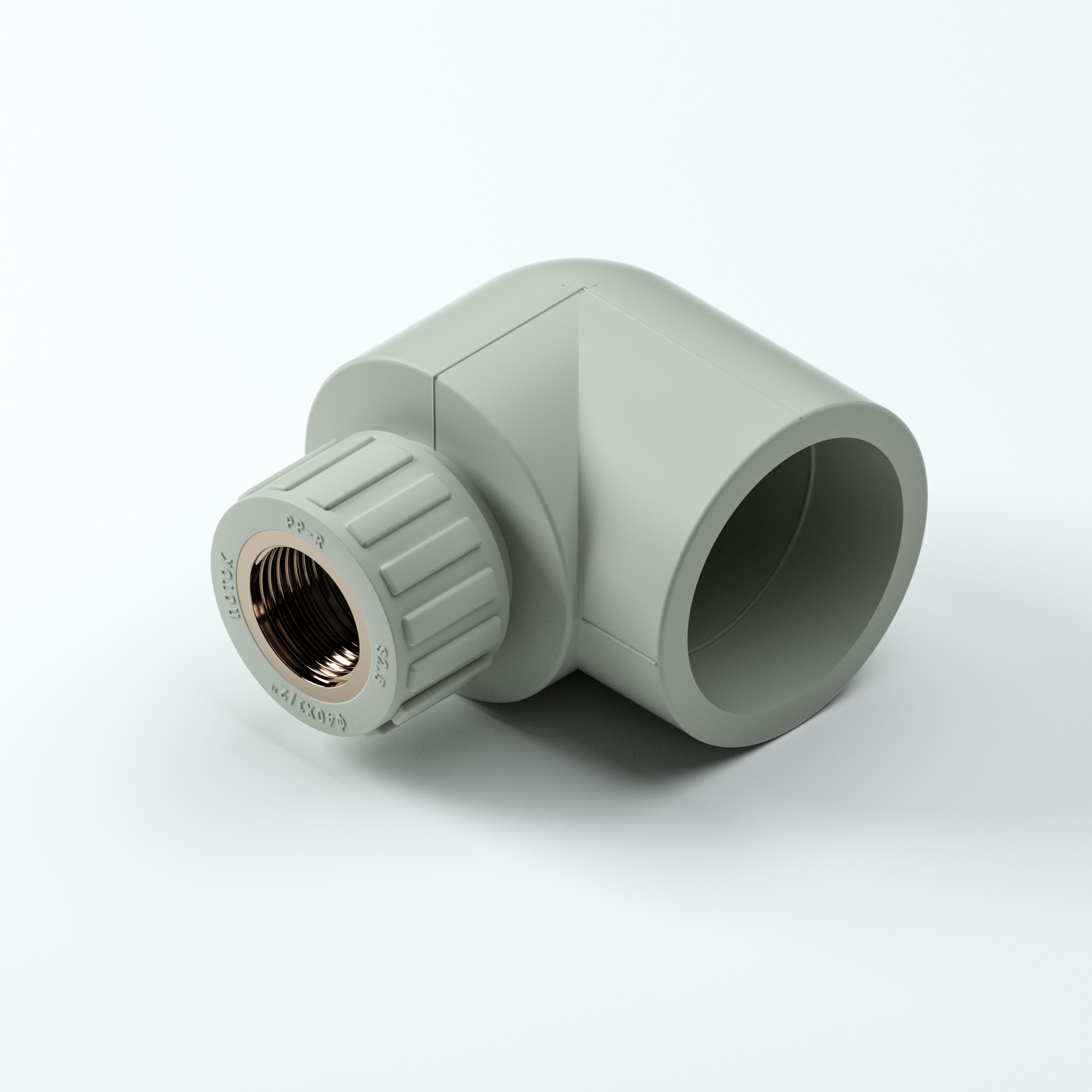 Угольник комбинированный 32x1' ВР противопожарный полипропилен PPR