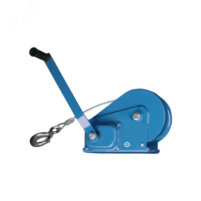 Изображение товара Лебедка ручная барабанная с тормозом GEARSEN BHWK 1320 1350 кг 20 м канат