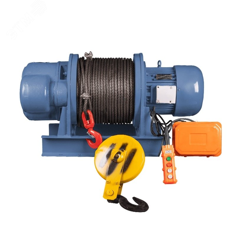 Изображение товара Электрическая лебедка KDJ 1500-100-380 1500 кг грузоподъемности 380 В