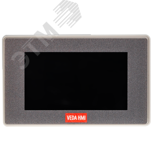 Изображение товара Панель HMI, диагональ 4,3, разрешение 800х480 (16:9), 65535 цветов, напряжение питания DC 24В, 2 порта, корпус пластиковый VC-H-4 (шт)