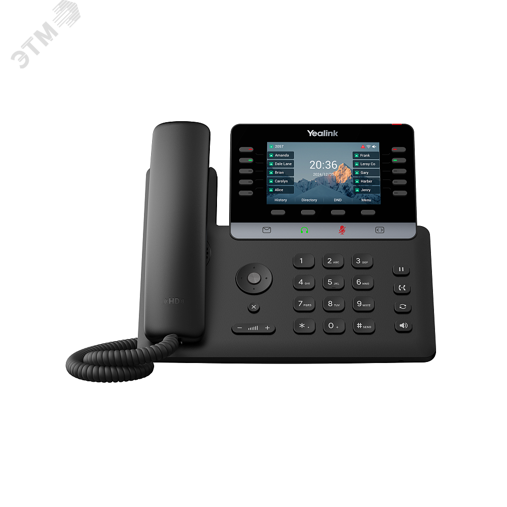 Изображение товара IP-телефон Yealink SIP-T74W с поддержкой 16 аккаунтов и PoE