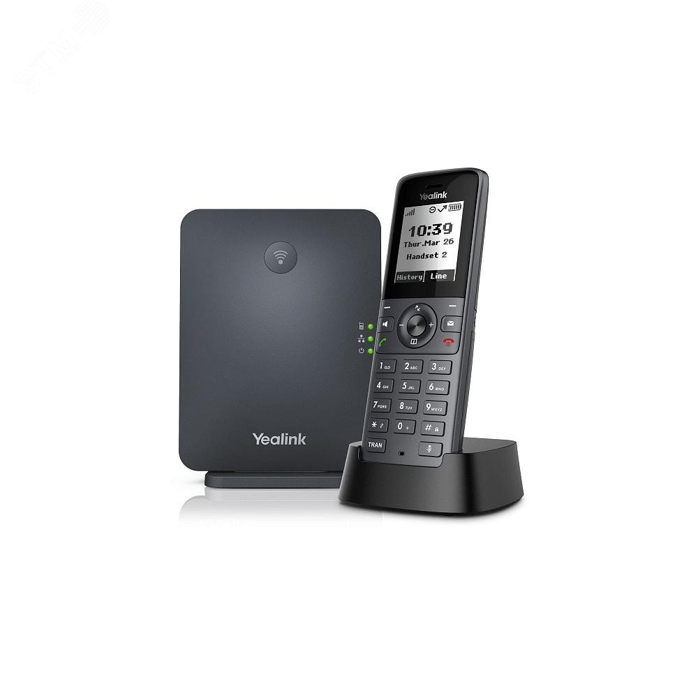 Изображение товара IP-DECT система Yealink W70B + телефон W71H для бизнеса Изображение товара IP-DECT система Yealink W70B + телефон W71H для бизнеса