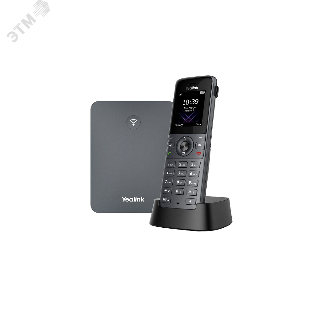 Изображение товара IP-DECT система Yealink W73P с базой W70B и трубкой W73H до 10 SIP-аккаунтов