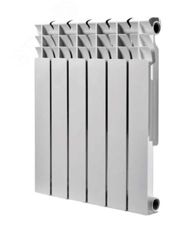 Радиатор биметаллический секционный 500/80/6 боковое подключение 6130368 KONNER