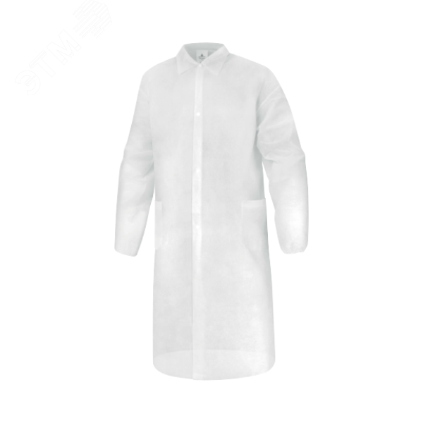 Изображение товара Одноразовый халат BLOUSPOXX из полипропилена, размер XXL белый