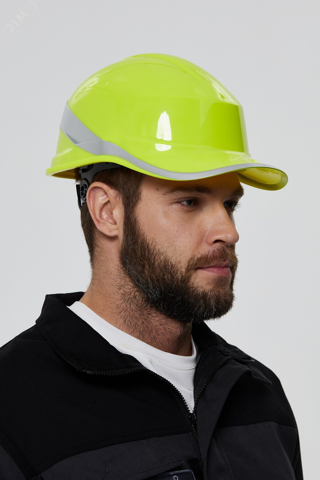 Изображение товара Каска защитная строительная BASEBALL DIAMOND V цвет Желтый (шт)