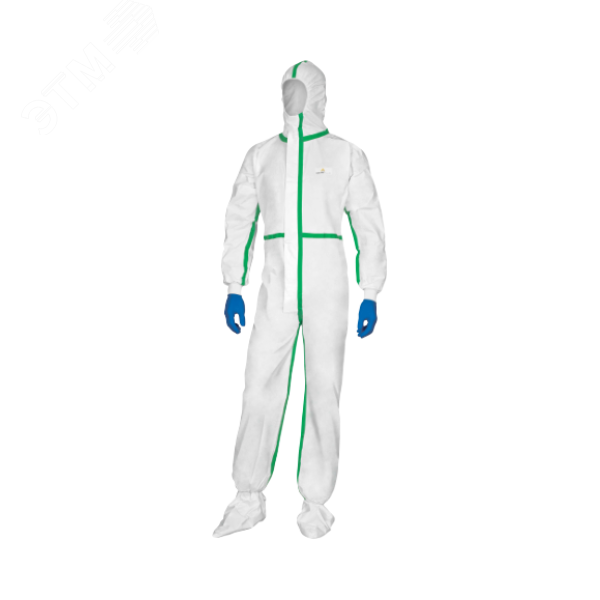 Изображение товара Комбинезон химзащита DT119 DELTATEK 5000 белый размер M для химической и биологической защиты