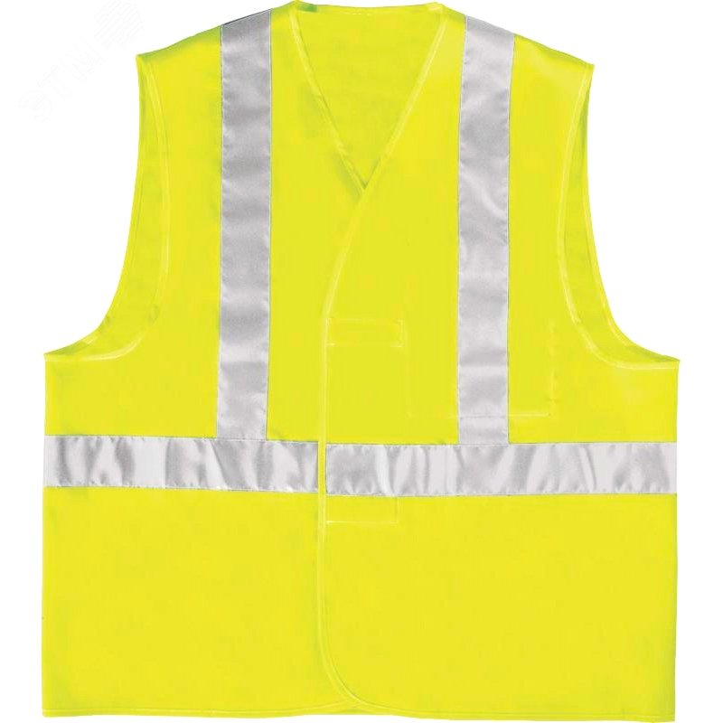 Изображение товара Жилет сигнальный GILP4 цвет Флуоресцентно-желтый XXL для дорожных работ