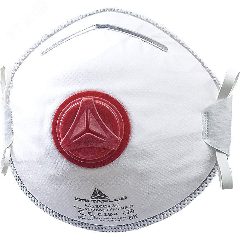 Изображение товара Респираторная маска FFP3 с клапаном выдоха М1300V2C  упаковка 10 шт.