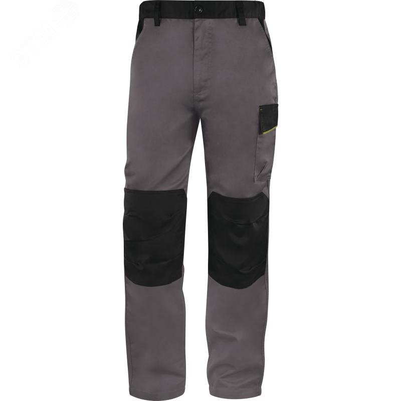 Изображение товара Рабочие брюки серии MACH 1 M1PA2 от Delta Plus, демисезон, унисекс, серые и зеленые