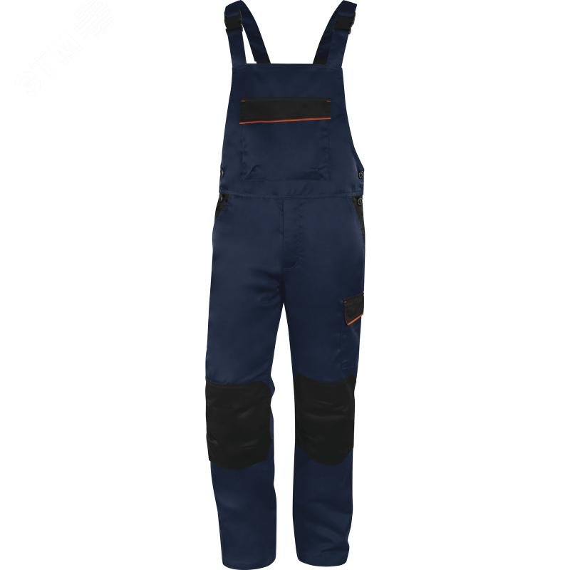 Изображение товара Полукомбинезон рабочий M1SA2 серии MACH 1, цв. тёмно-синий/оранжевый, р. XXL (шт)