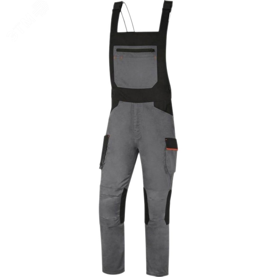 Изображение товара Полукомбинезон рабочий MACH2 NEW Серый/оранжевый XL