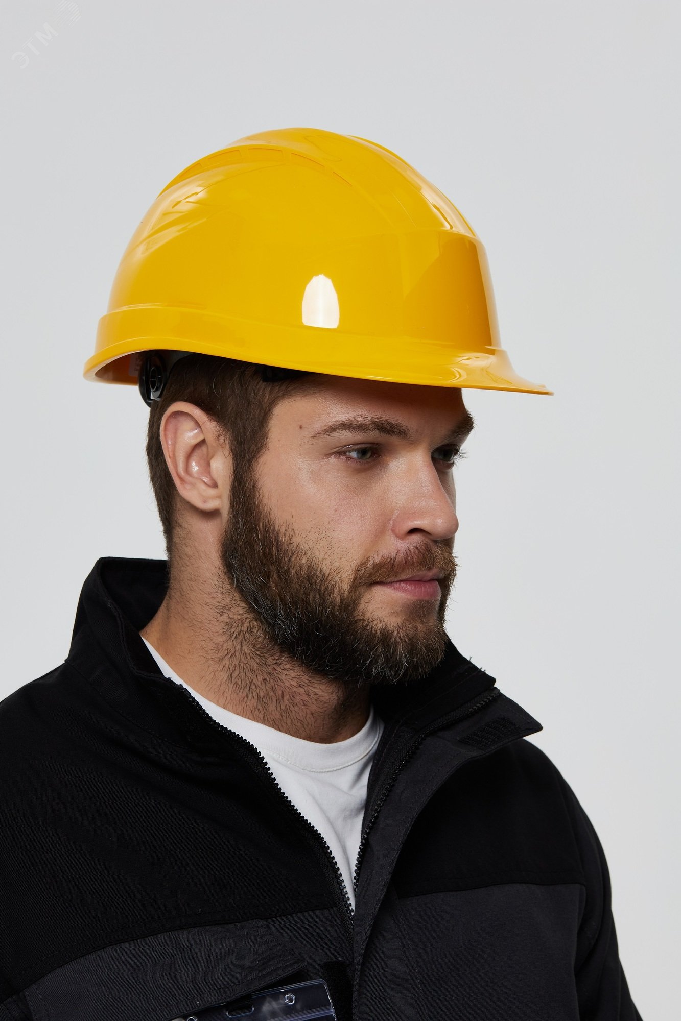 Изображение товара Защитная каска QUARTZ UP III желтого цвета регулируемая от 53 до 63 см