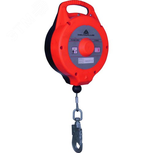 Изображение товара Средство защиты втягивающего типа DELTA PLUS, модель AN120, трос 4 мм оцинкованная сталь, 10 м (упак)