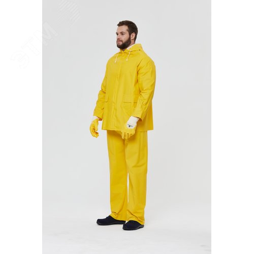 Изображение товара Влагозащитный костюм EN304, цв. желтый, р. M (компл)
