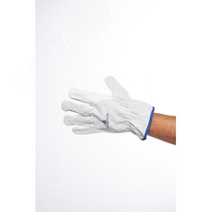 Перчатки из натуральной кожи FСN29 серый цвет. Размер 10 FCN2910 Delta Plus - 3