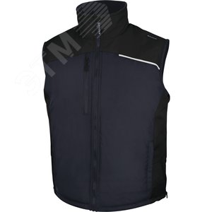 Изображение товара Жилет рабочий утепленный FIDJI3 Delta Plus, FIDJ3MNGT, цвет тёмно-синий/чёрный, р. L (шт)