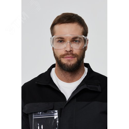 Изображение товара Очки защитные открытые с прозрачной линзой PITON (шт)