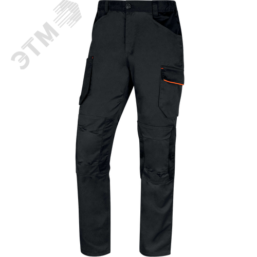 Изображение товара Брюки стрейчивые рабочие M2PA3STR серии MACH 2, цв. серый-оранжевый р. 3XL (шт)