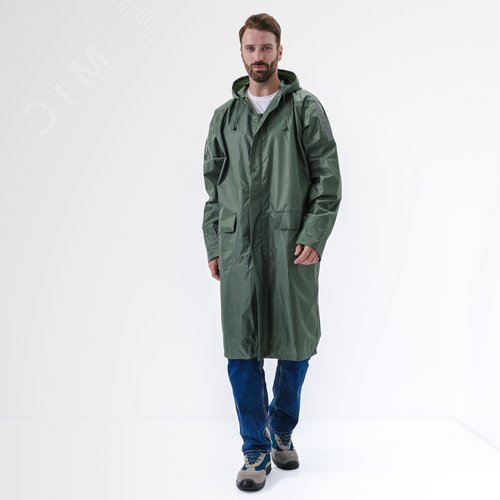 Изображение товара Плащ влагозащитный МА400 , зеленого цвета, размер L (шт)