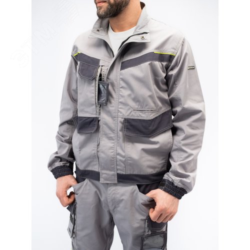 Изображение товара Куртка рабочая MACH2 CORPORATE Delta Plus, MCVE2MNXX цвет cветло-серый/тёмно-серый, р. XXL (шт)