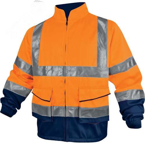 Изображение товара Куртка повышенной видимости PHVE2OMTM серии PHPA2, флуоресцентный оранжевый/синий, р. M (шт)
