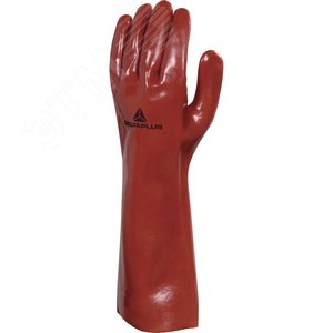 Перчатки PVCC400 с ПВХ покрытием, красного цвета, размер 10