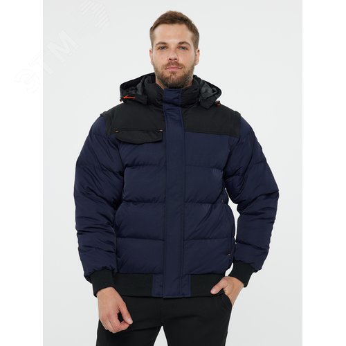 Изображение товара Куртка утеплённая RANDERS2, цв. тёмно синий/чёрный, размер L (шт)