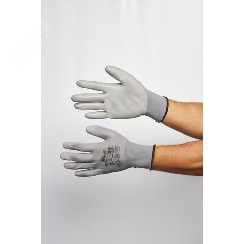 Изображение товара Перчатки полиэстеровые с полиуретановым покрытием VE702PG , размер 10 (пар)