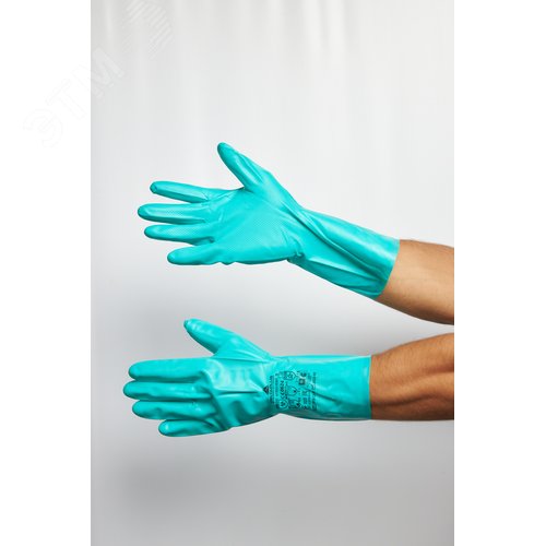 Изображение товара Перчатки VE801 химически стойкие нитриловые размер 10 (пар)