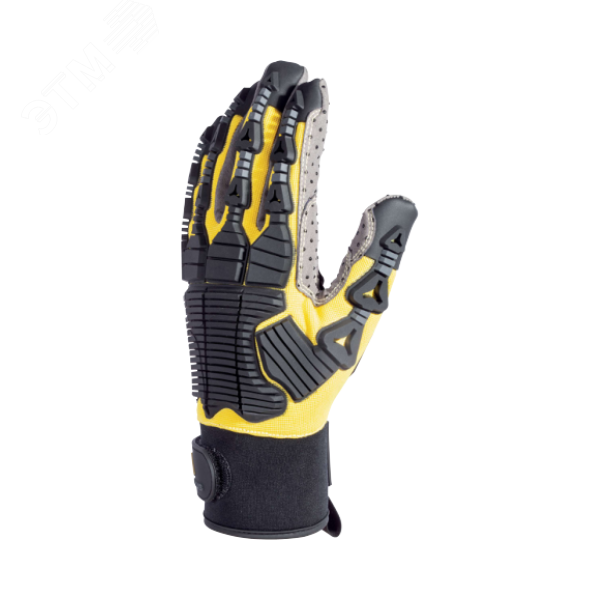Изображение товара Перчатки трикотажные с защитными накладками VV900JA EOS, цв. Желтый, p. 10 (пар)