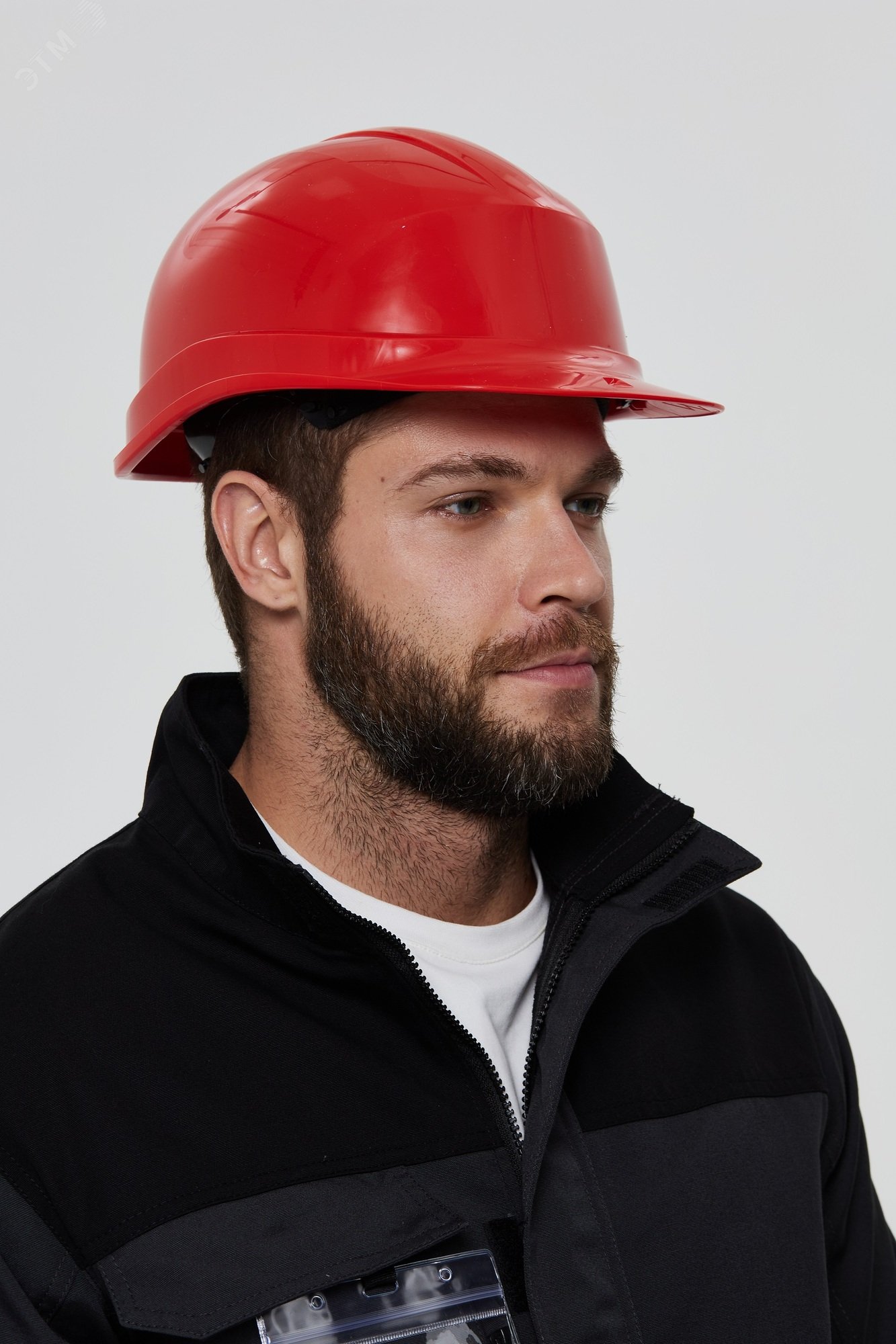 Изображение товара Защитная каска ZIRCON красный для работы и электробезопасности