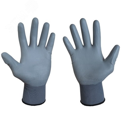 Перчатки для защиты от механических воздействий и ОПЗ PU1850T-GR размер 7 00-01018531 SCAFFA - превью 2