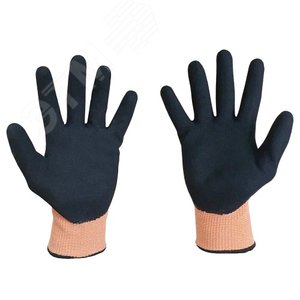 Перчатки для защиты от механических воздействий и порезов DY1350S-OR/BLK, размер 9 DY1350S-OR/BLK-9 SCAFFA - 3