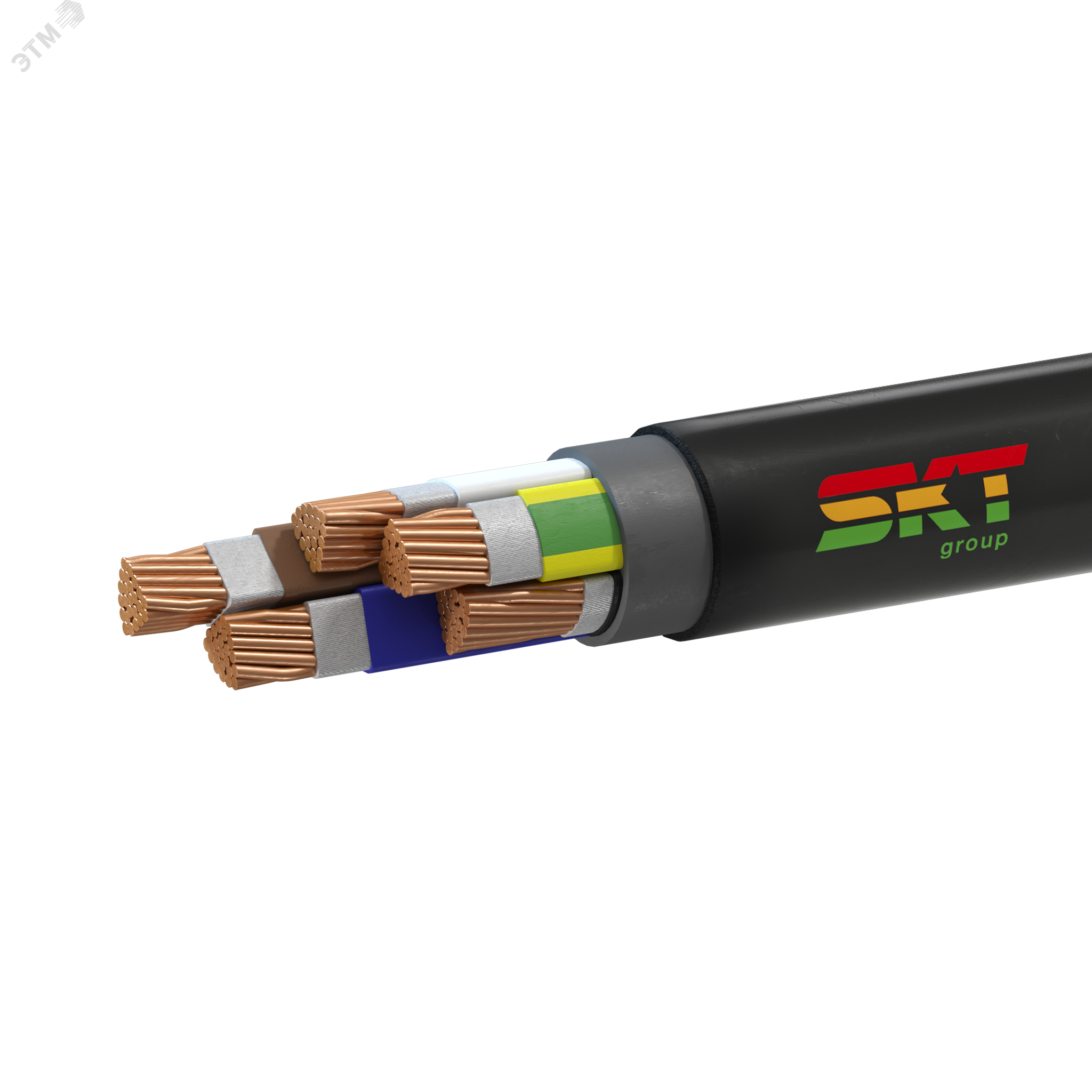 Кабель силовой ВВГнг(А)-FRLS 5х150-1 (N,PE) многопроволочный секторный