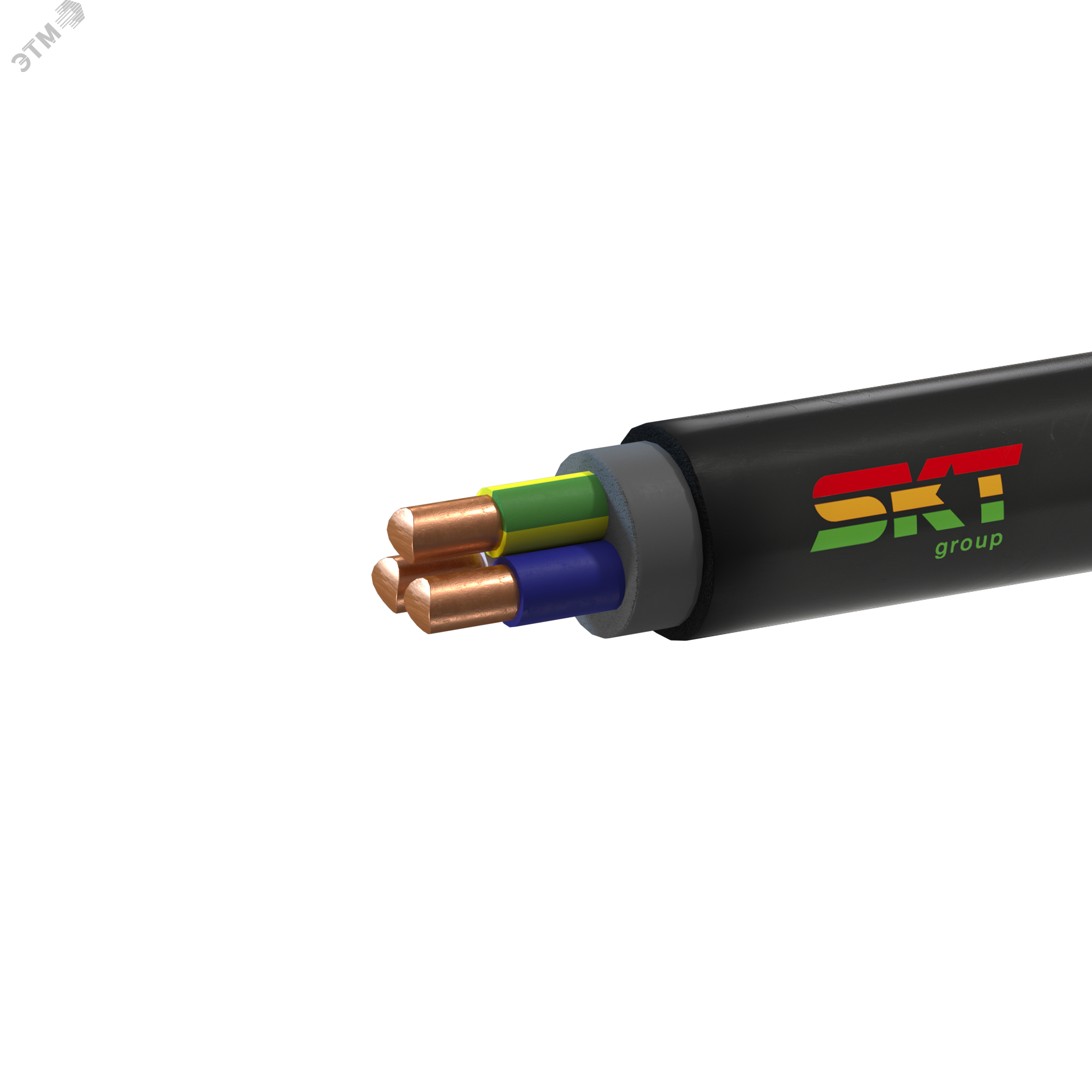Кабель силовой ППГнг(А)-HF 3х2.5ок(N. РЕ)-1 ТРТС барабан СКТ Групп ...